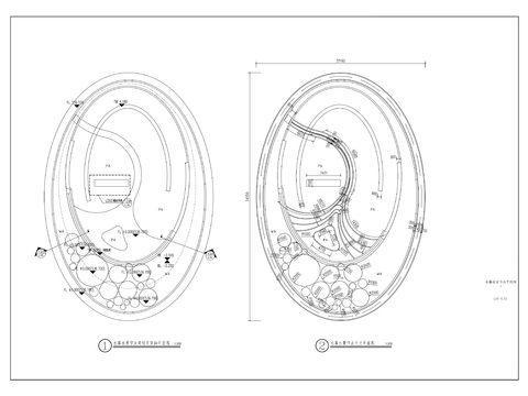 水幕水景节点大样图 