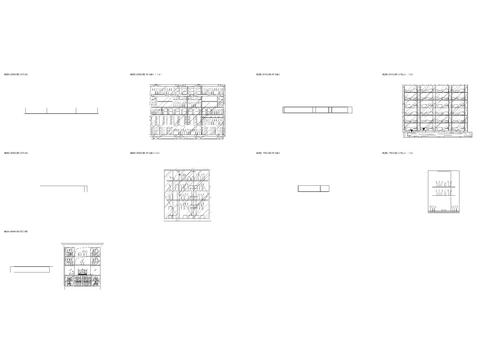  现代酒柜 欧式酒柜平面图cad图库 