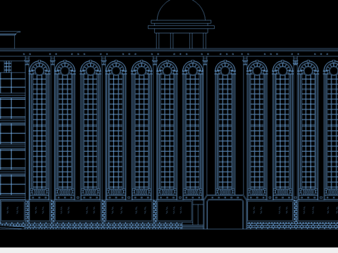  欧式宾馆建筑设计方案 