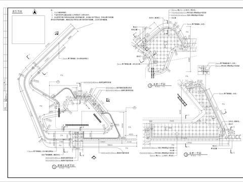  特色景墙细部CAD节点大样 