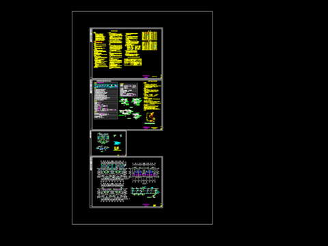  临淮镇胜利家园小区24号楼排水cad施工图 