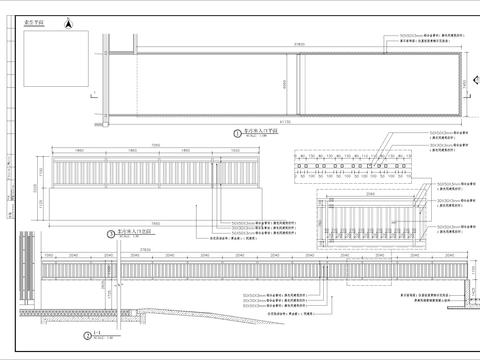  地下车库入口细部CAD节点大样 