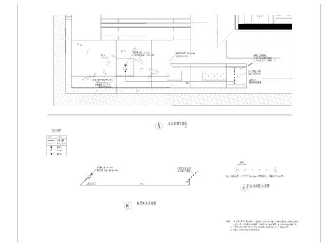  水景管道详图 平面图系统图 