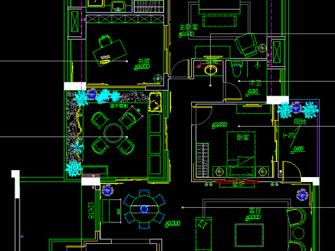  重庆廊桥水岸样板房施工图 