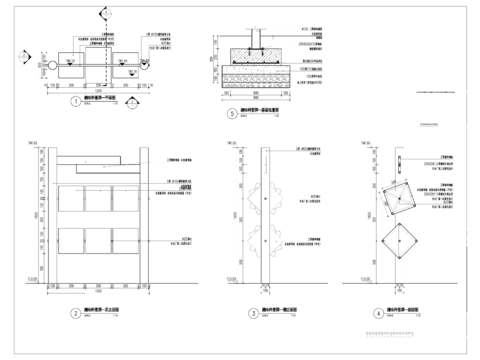  5种趣味科普牌CAD施工图 
