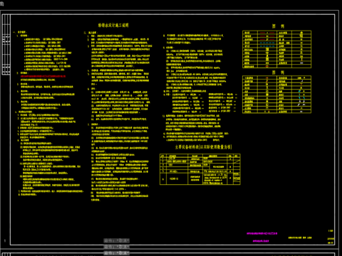  临淮镇胜利家园小区24号楼排水设计cad施工图 