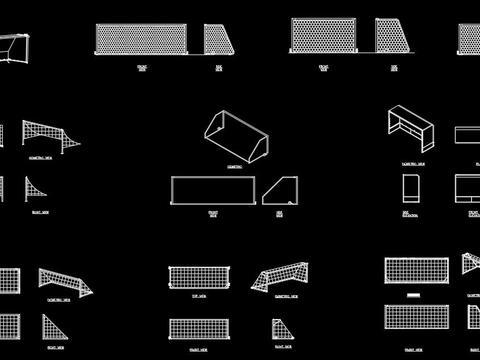  足球网cad图库 