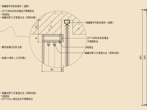  各种软膜灯箱喷绘节点大样图 