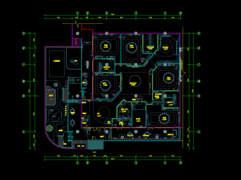  幼儿园cad平面图 