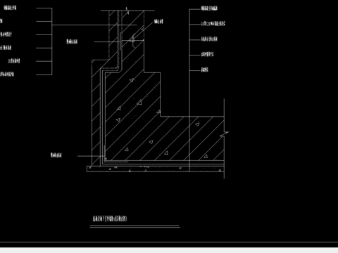  地下室外墙防水层节点大样 