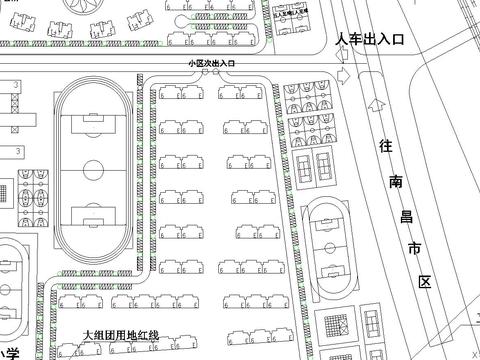  太湖之都总平面图cad图库 