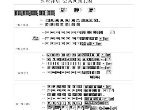  别墅洋房施工图和深化 