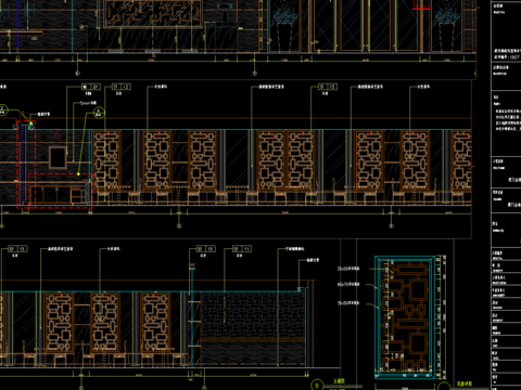  服务台CAD节点大样 