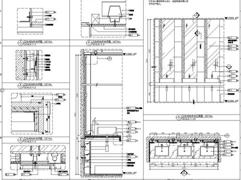  卫生间施工工艺CAD节点图 