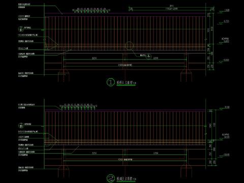  空中栈道CAD节点大样 