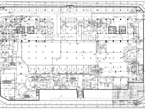  高层公建电气cad施工图 