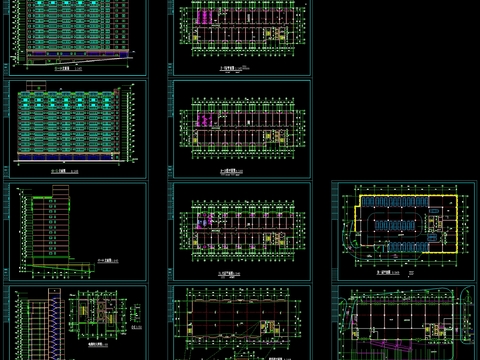  學(xué)生宿舍cad建筑圖 