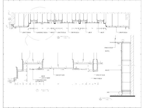  办公室墙身节点cad大样图 