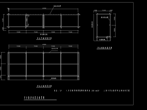 安全防护布置CAD施工图 