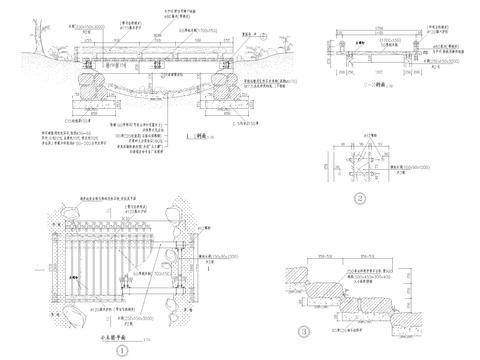  小木桥CAD施工图 