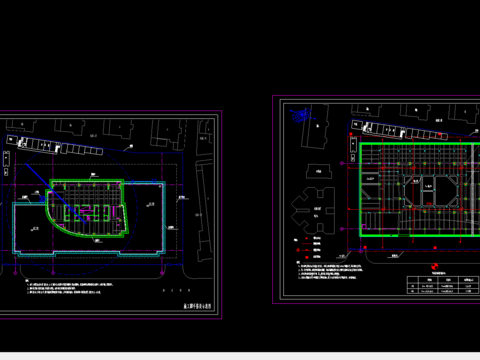 大厦工程施工现场组织图 
