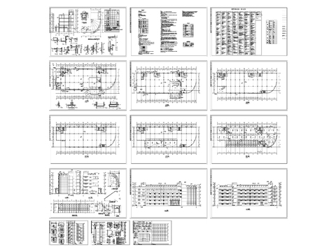  65电子厂全套cad施工图 