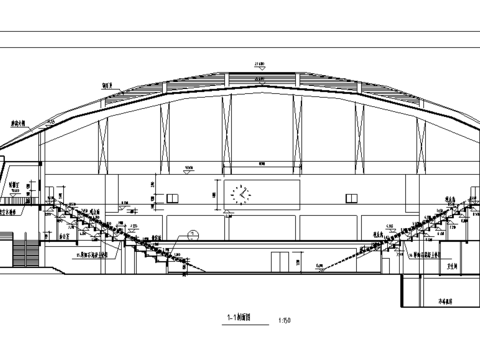  音乐厅cad施工图 