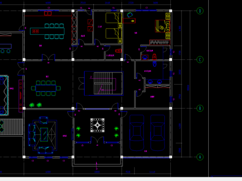  别墅一号楼施工图 