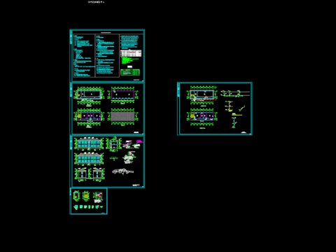  村党群服务中心给排水cad施工图 