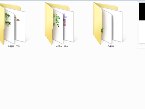  园林水景节点大样 