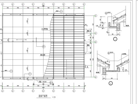  某中学食堂建筑CAD施工图 