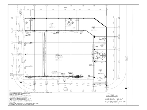  先鋒配氣站管理用房及材料庫(kù)房cad工程 