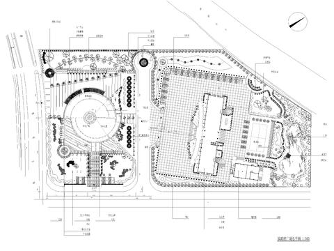  镇政府广场景观设计图 