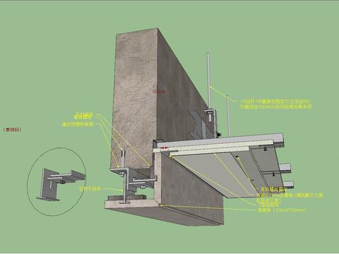  顶面节点图cad节点图 