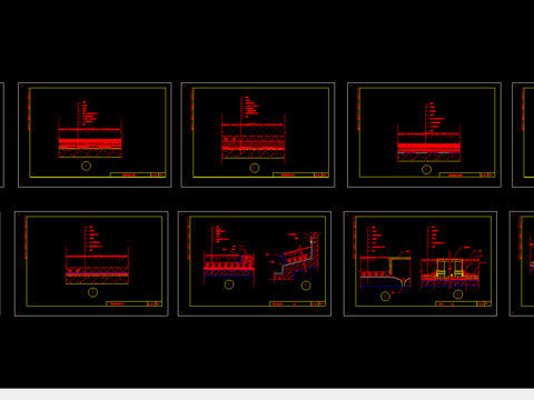  种植屋面节点CAD施工图 