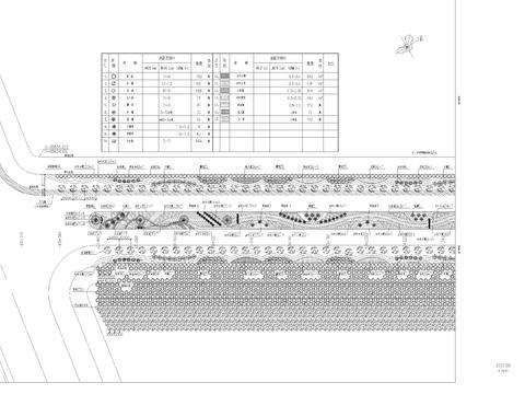  滨海公路景观cad平面图 