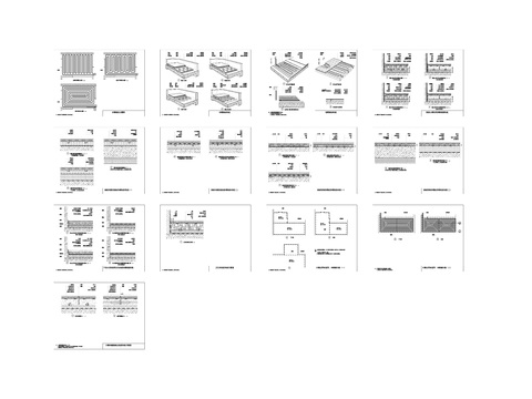  室内地暖cad节点大样图 