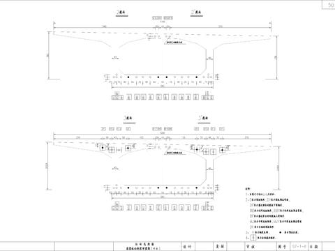  高架桥箱梁纵向钢束CAD节点大样 