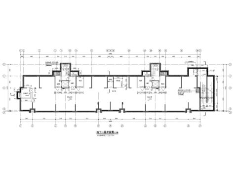  中式洋房cad施工图 