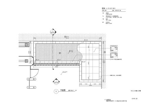  鏡面水景水景墻cad施工圖 