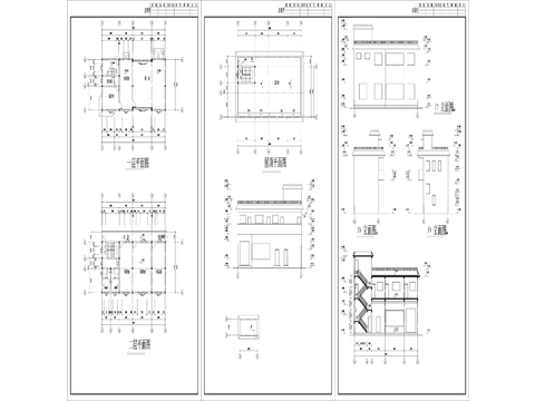  水厂建筑CAD施工图 