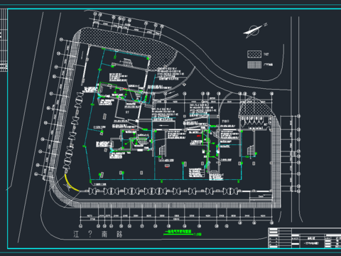  二类商住楼电气CAD施工图 