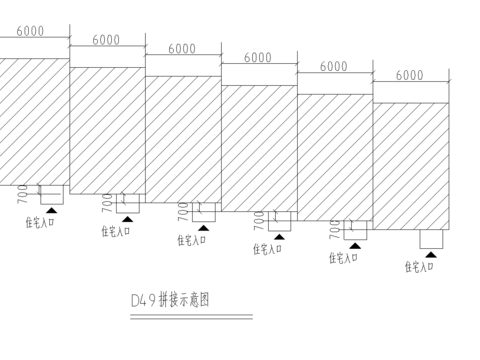  聯(lián)體別墅設(shè)計(jì)方案CAD施工圖 