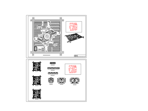  長春某小區(qū)規(guī)劃cad施工圖 