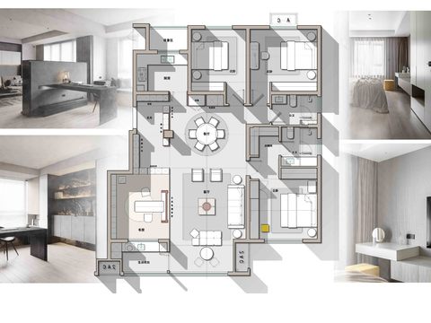  家装装修样板间CAD平面图 