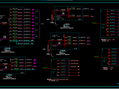  某住宅小区三套住宅楼电气cad施工图 