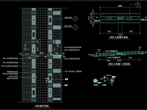  园路铺装节点大样 