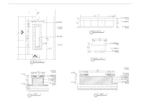  烧烤台cad大样图 