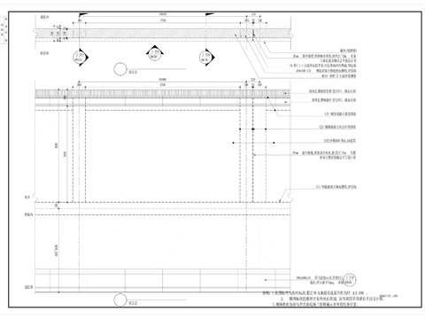  16围墙标准段二详图cad大样图 