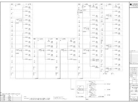  高层办公楼弱电智能化cad施工图 